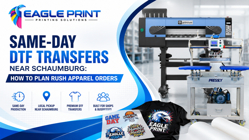 Same-Day DTF Transfers Near Schaumburg: How to Plan Rush Apparel Orders