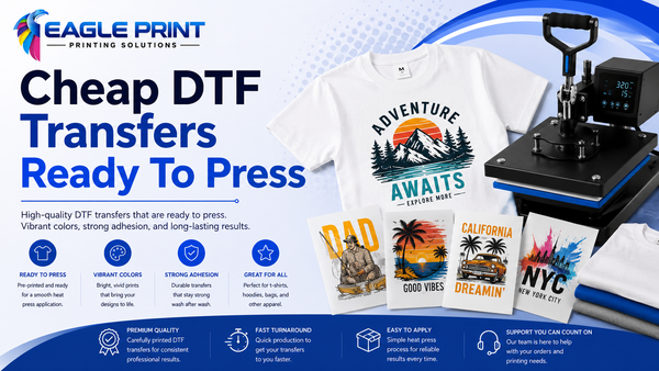 Cheap DTF Transfers Ready To Press