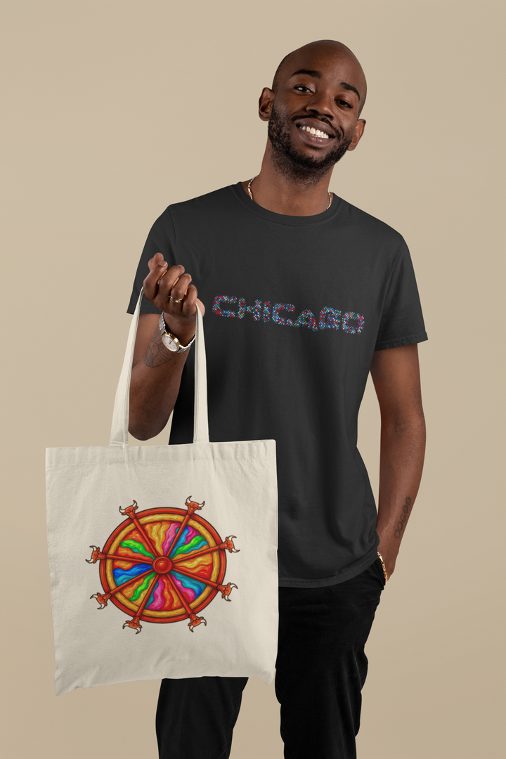 Chicago Lettering DTF Design