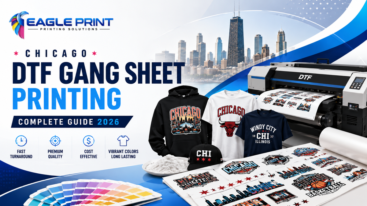 Chicago DTF Gang Sheet Printing