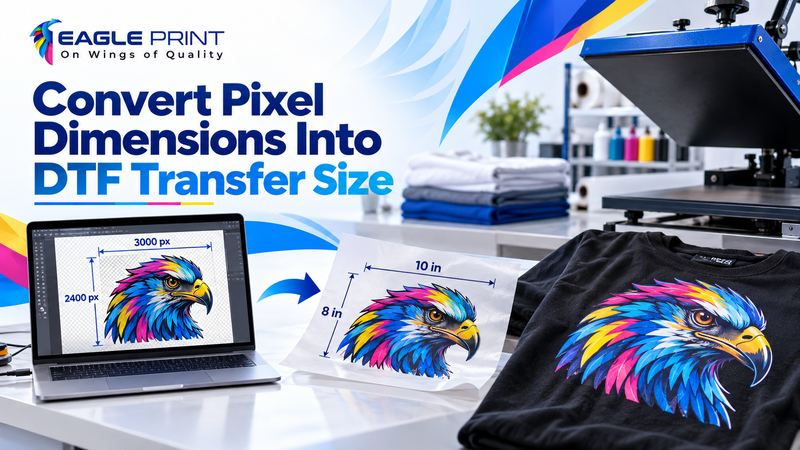 Convert Pixel Dimensions Into DTF Transfer Size