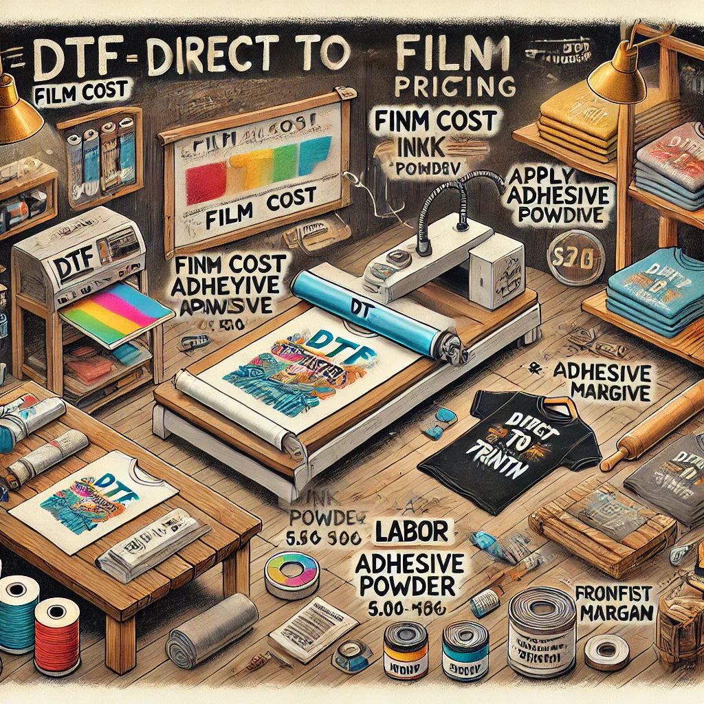 High-quality DTF transfer print on a white t-shirt using Eagle DTF film.