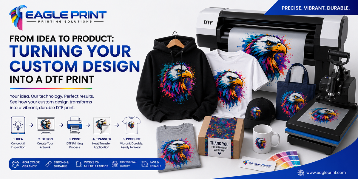 From Idea to Product: Turning Your Custom Design into a DTF Print