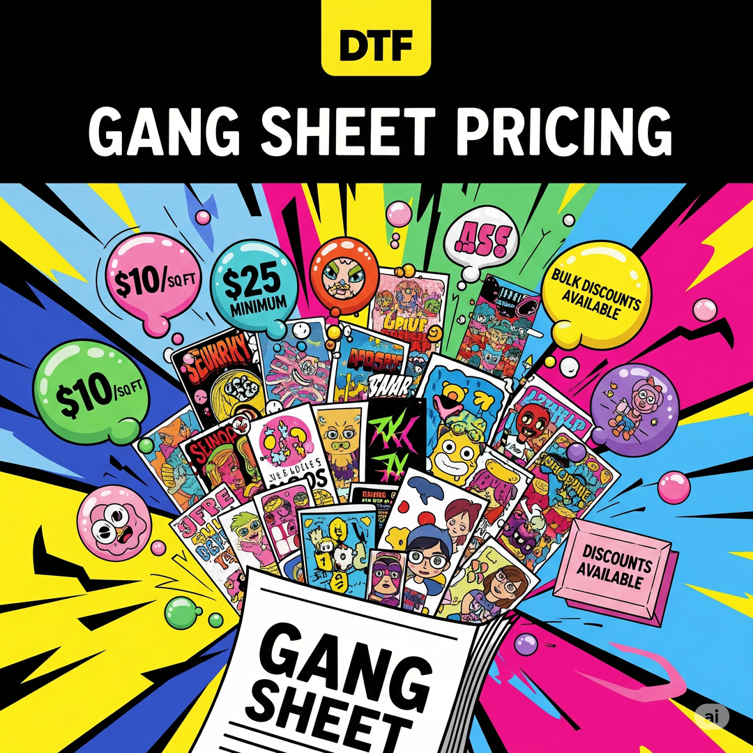 DTF Gang Sheet Pricing