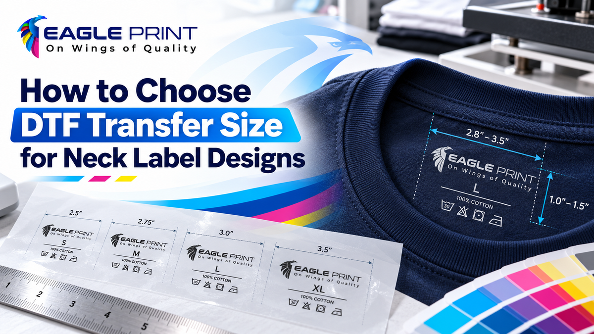 How to Choose DTF Transfer Size for Neck Label Designs