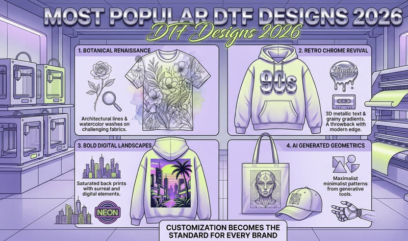 Most Popular DTF Designs 2026