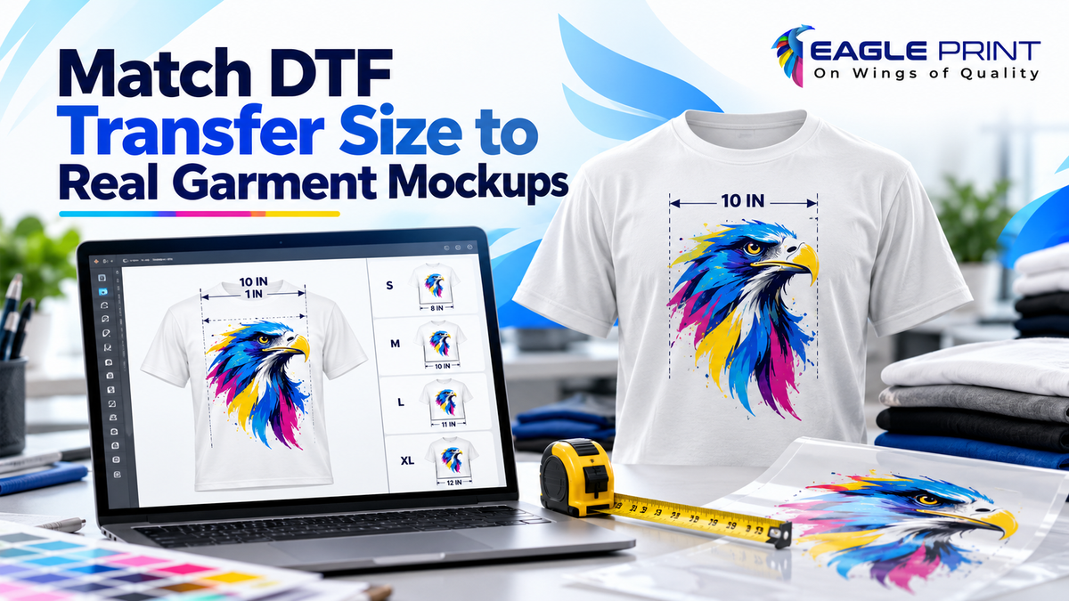 Match DTF Transfer Size to Real Garment Mockups