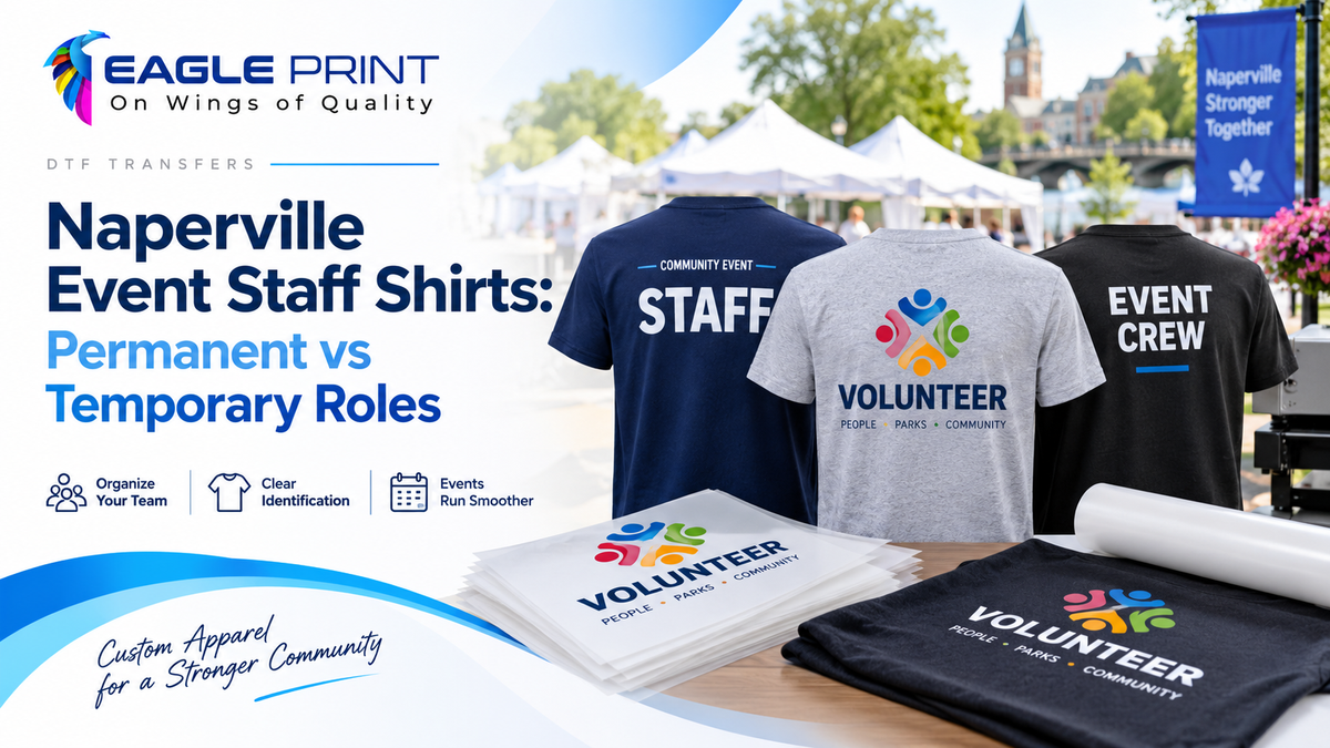 Naperville Event Staff Shirts: Permanent vs Temporary Roles