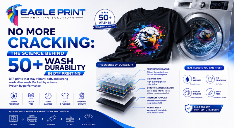 No More Cracking: The Science Behind 50+ Wash Durability in DTF Printing