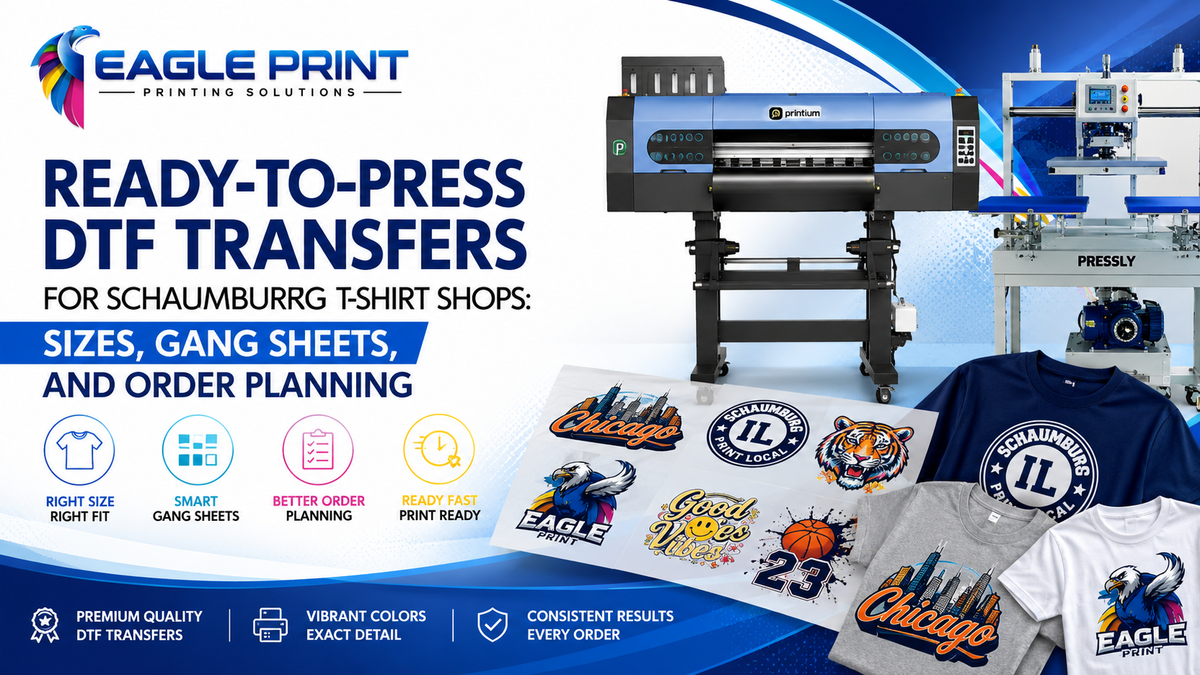 Ready-to-Press DTF Transfers for Schaumburg T-Shirt Shops: Sizes, Gang Sheets, and Order Planning