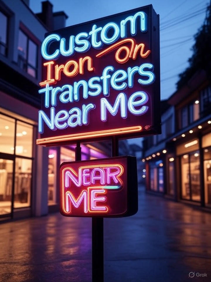 Custom Iron On Transfers Near Me