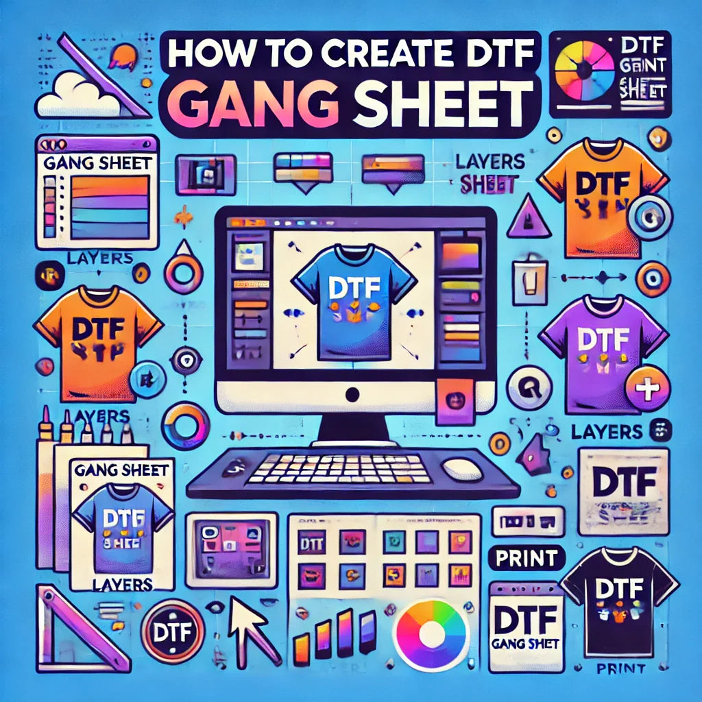 How To Create DTF Gang Sheet