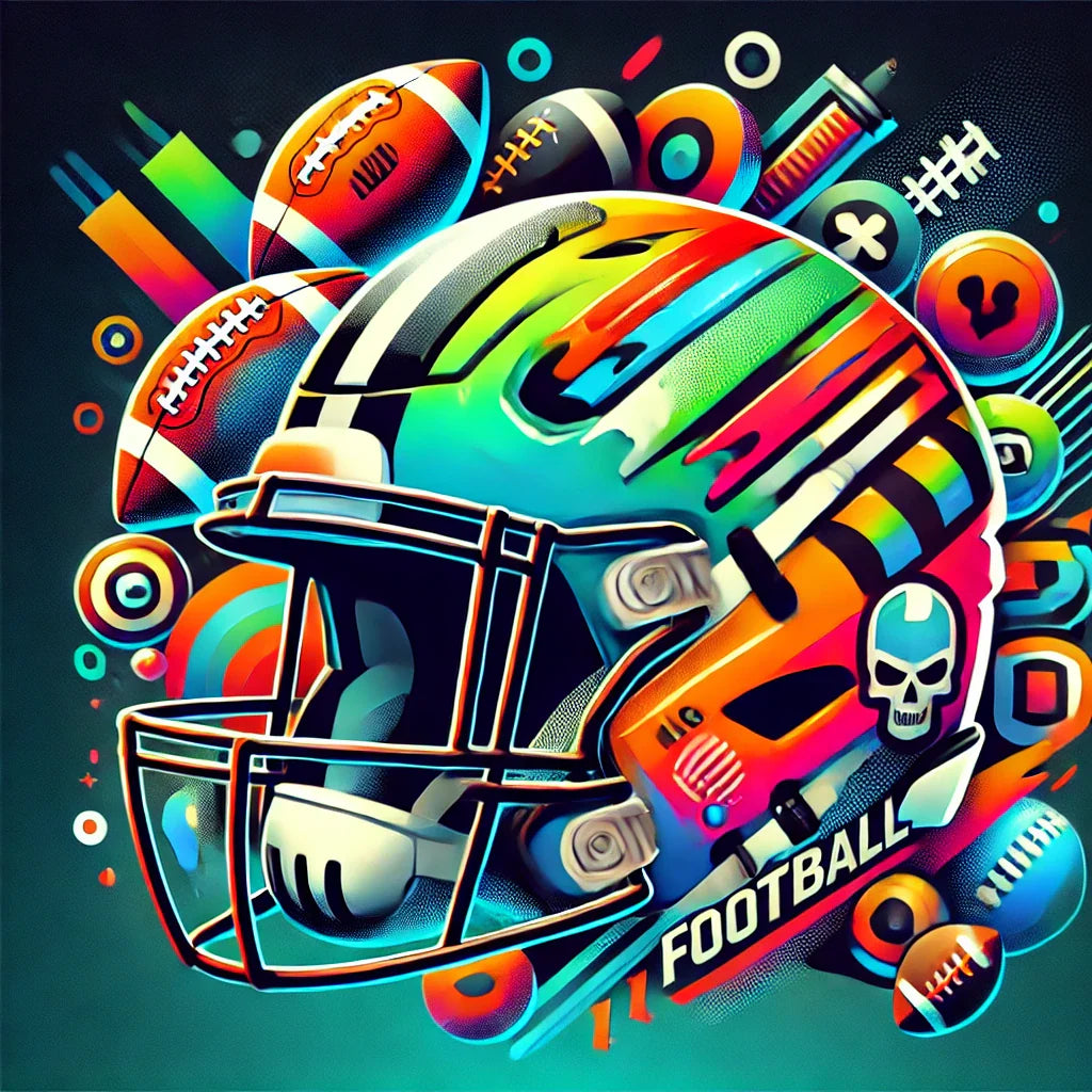 Custom Football Helmet Decals – Personalize Your Gear Show Team Spirit ...
