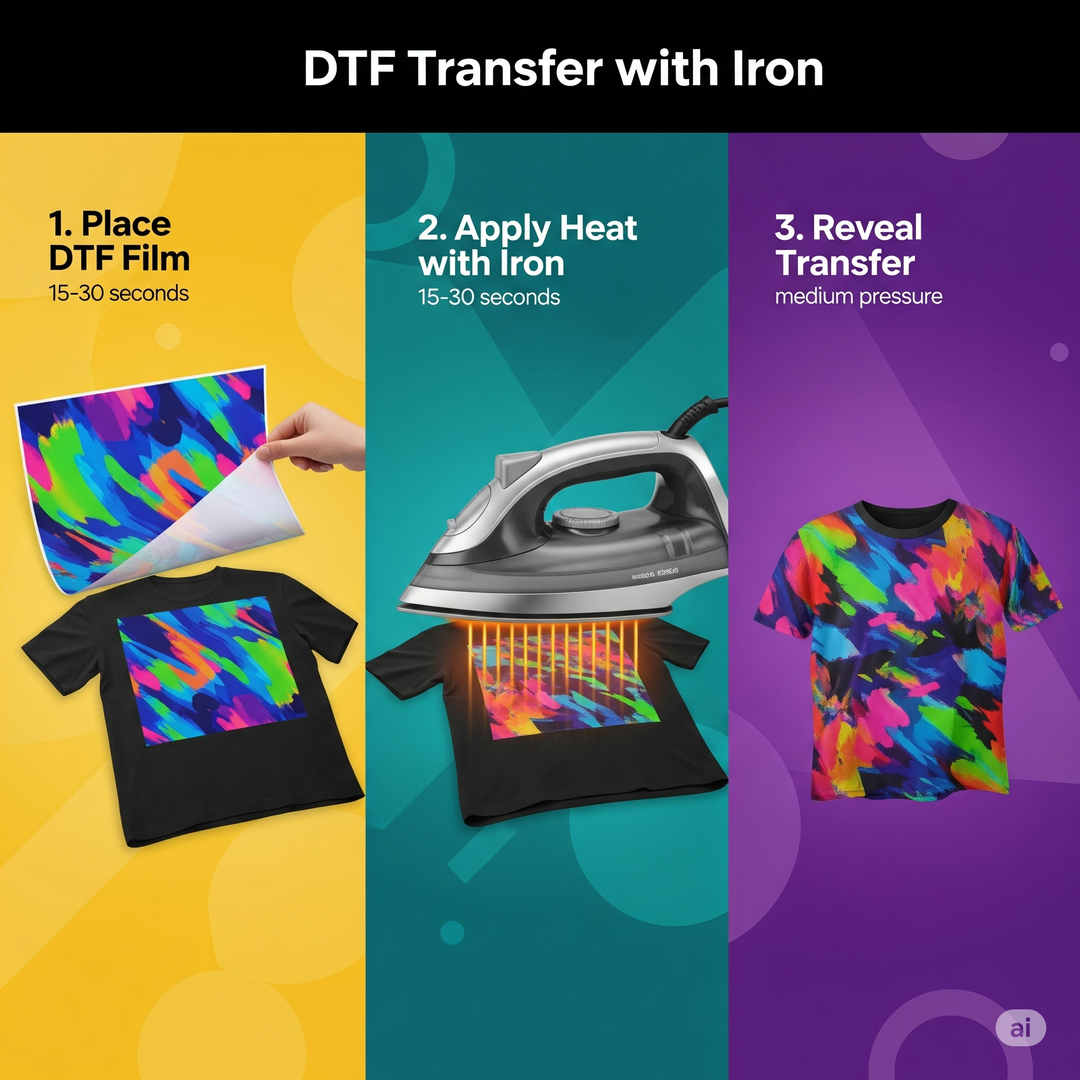 DTF Transfer With Iron