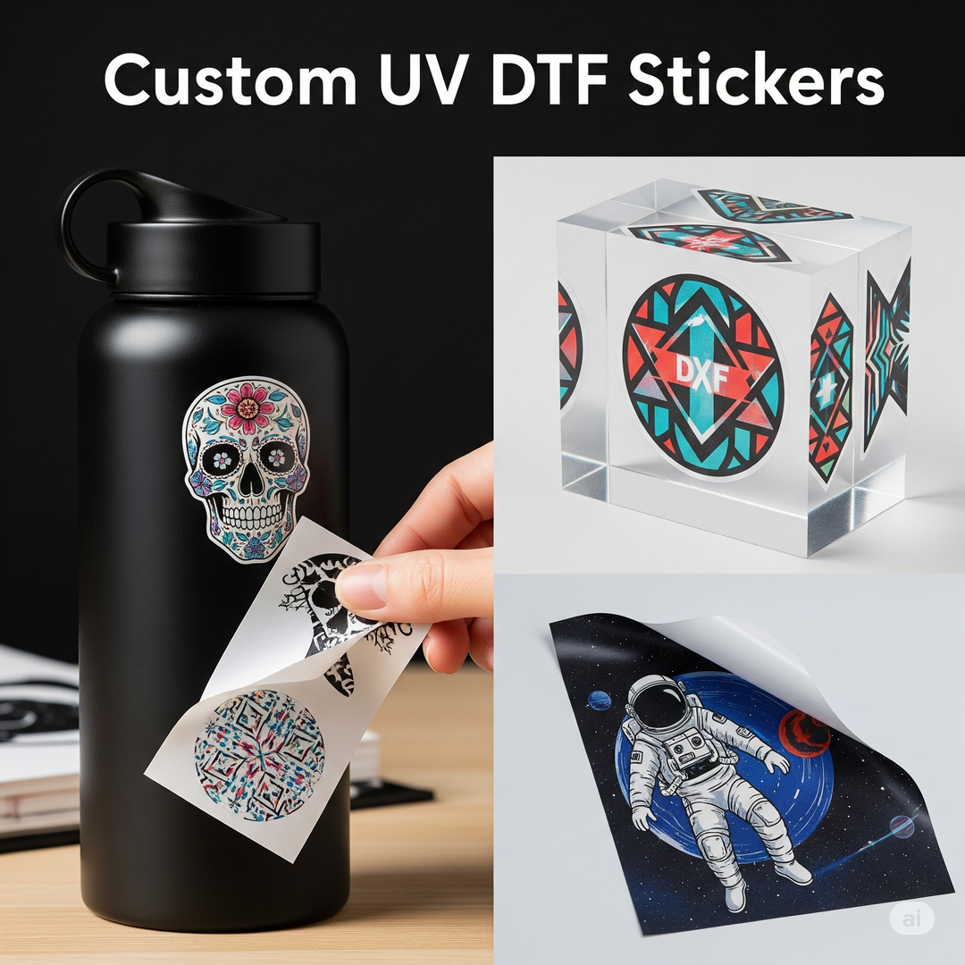 Custom UV DTF Stickers