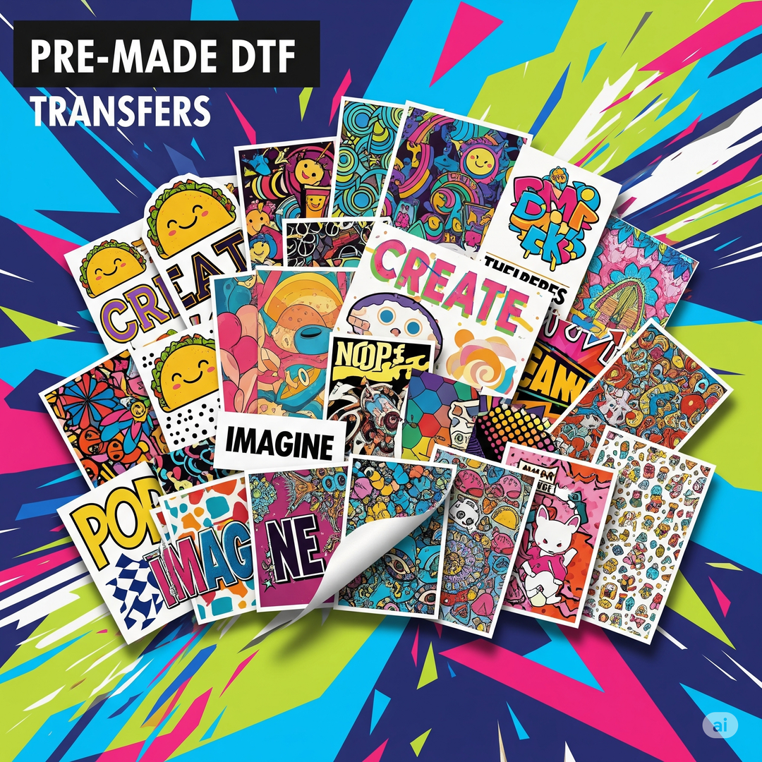 Pre-made DTF Transfers