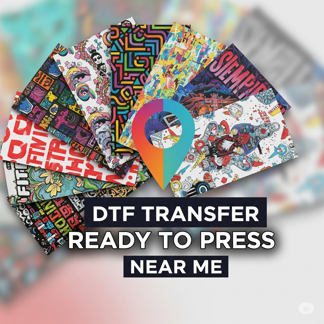 DTF Transfer Ready To Press Near Me