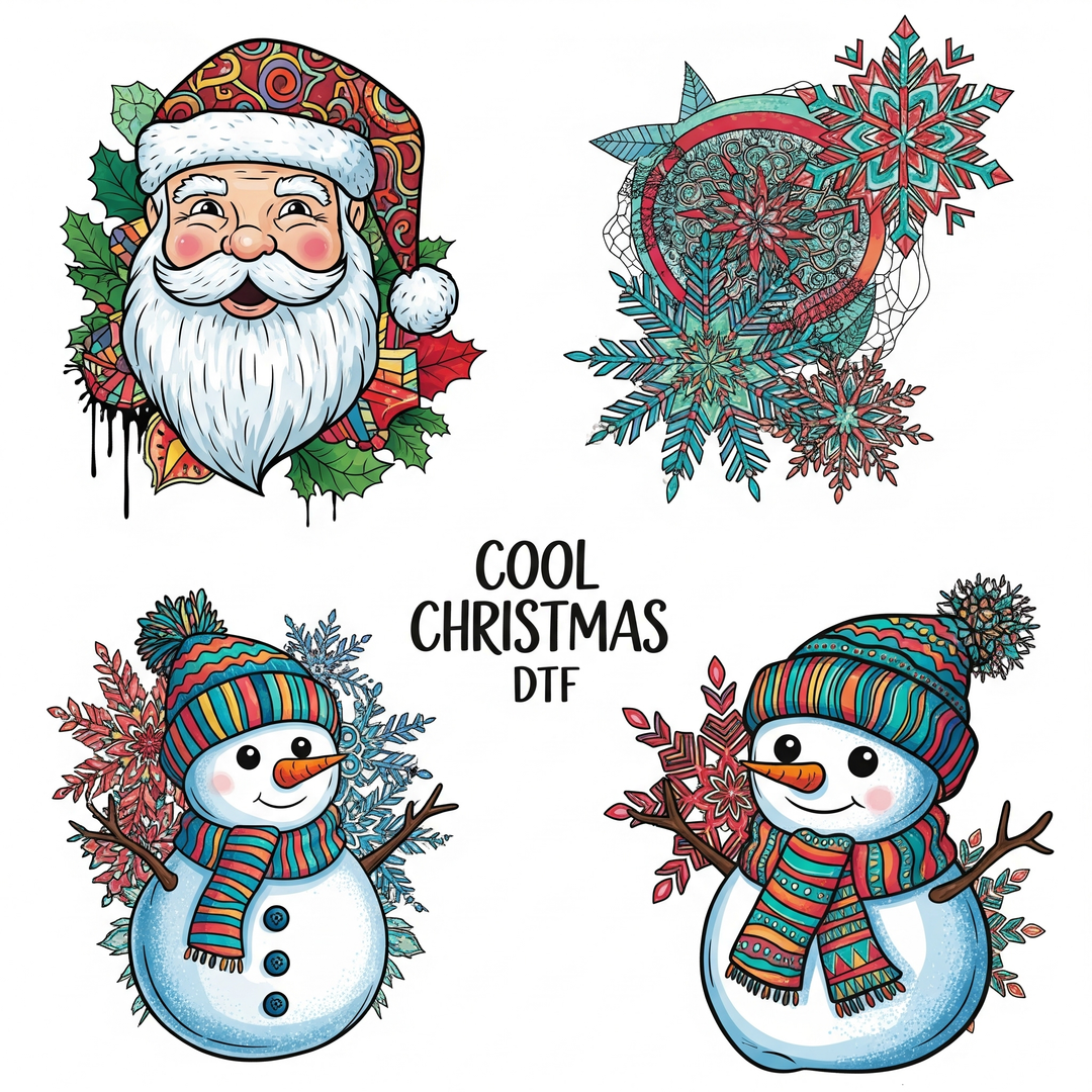 Christmas DTF Transfer