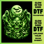 Upload Your Glow in the Dark DTF Gang Sheet