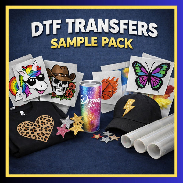 Free Premium DTF Transfers Sample Pack
