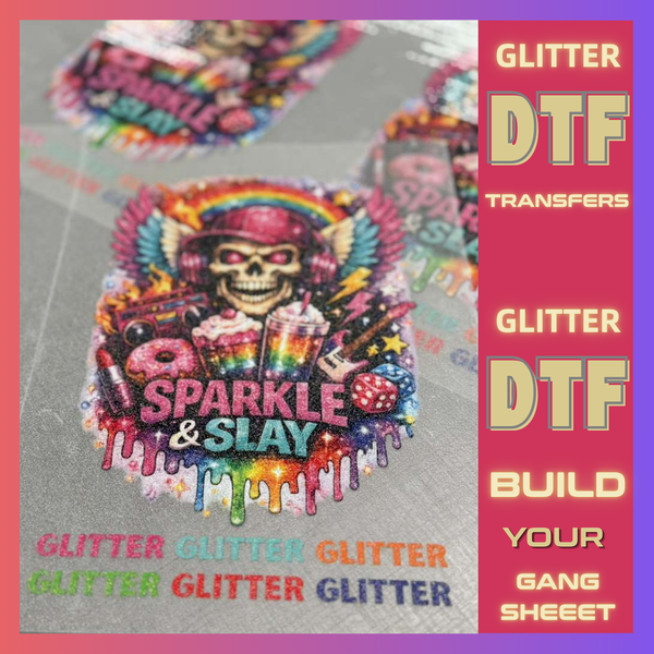 Build Your Glitter DTF Gang Sheet