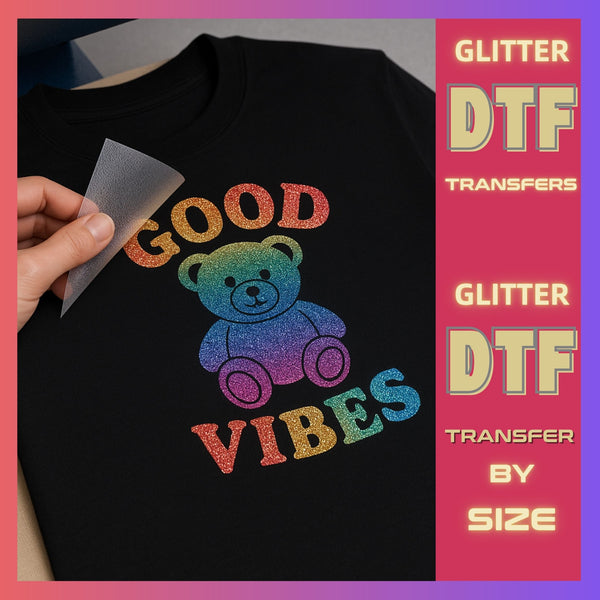Glitter DTF Transfers BY Size