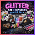Free Premium  Glitter DTF Transfers Sample Pack