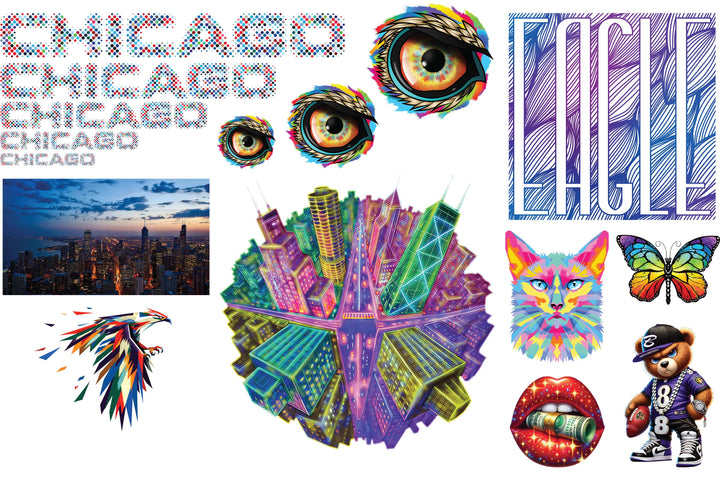 FREE PREMIUM DTF & UV DTF TRANSFER SAMPLE PACK