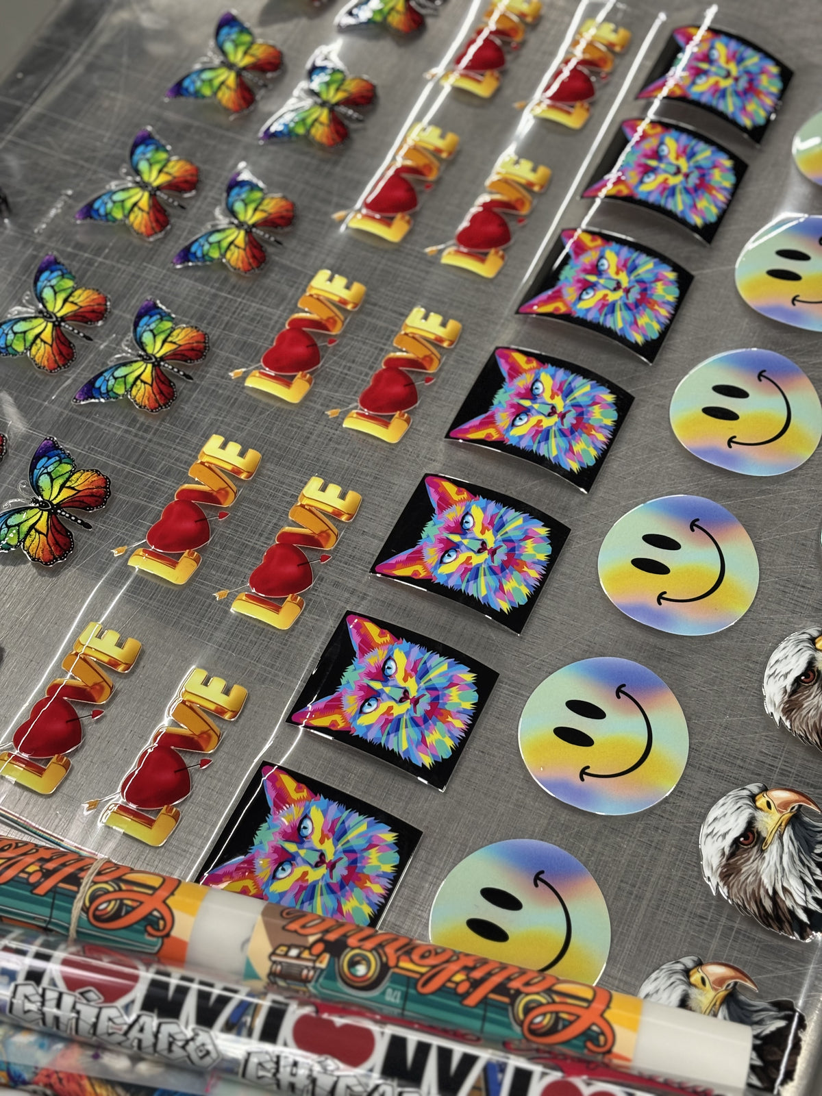 Upload Your UV DTF Sticker Gang Sheet | Custom 3D DIY Decals