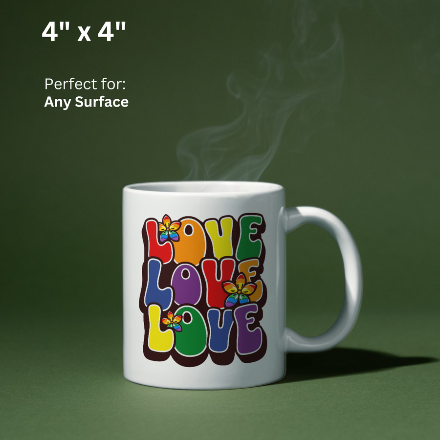 UV DTF Sticker  By Size