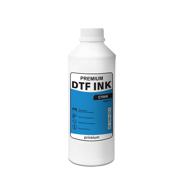 Premium DTF Ink - Cyan 1 Liter