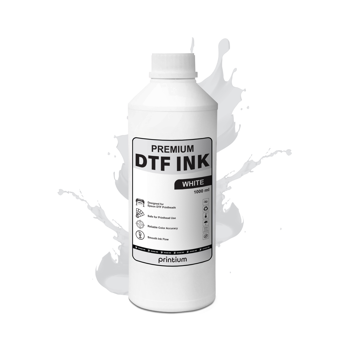 DTF インク　ホワイト　１リットル　８本 Premium DTF Ink – Vibrant & Long-Lasting Ink for Printing