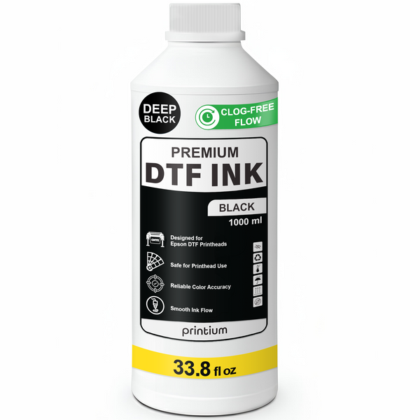 Premium DTF Ink - Black 1 Liter