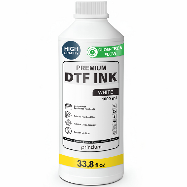 Premium DTF Ink - White 1 Liter