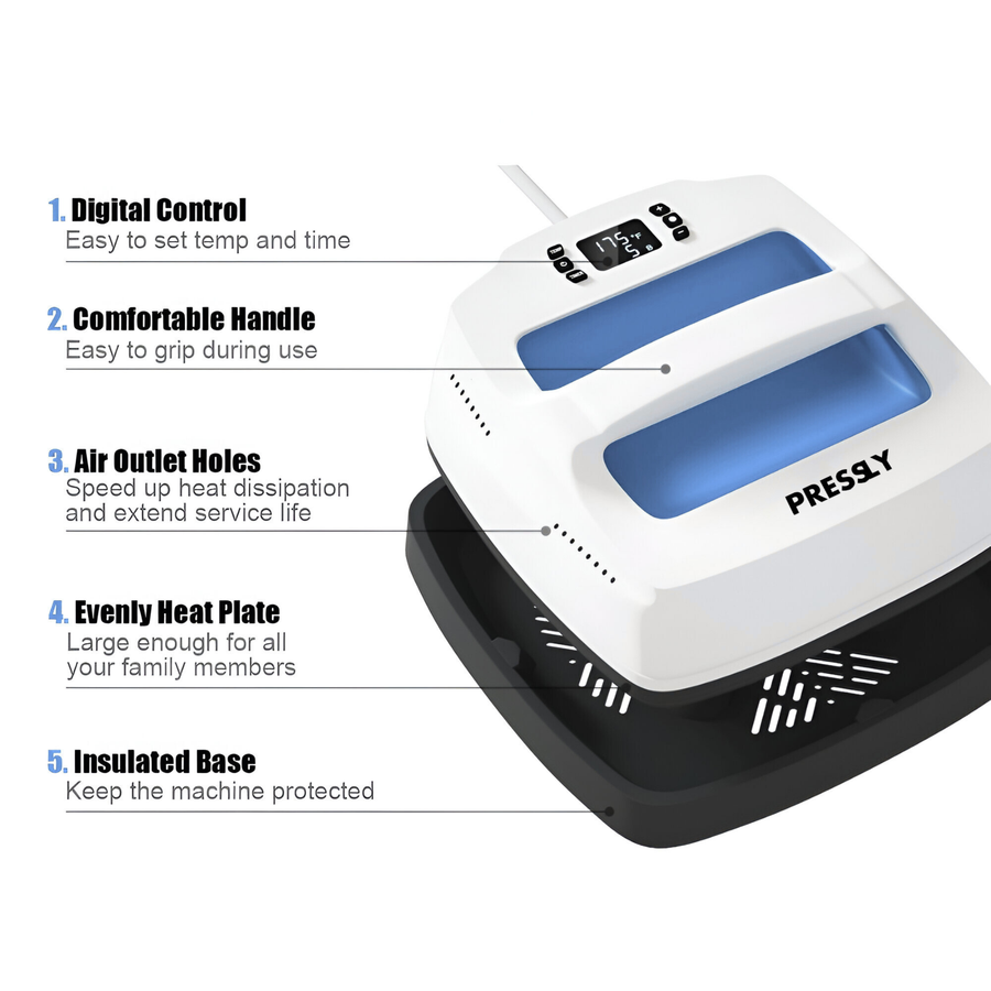 Portable Press HP230 Portable Heat Press | Professional Mobile DTF Transfer